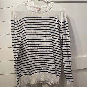 Navy striped sweater